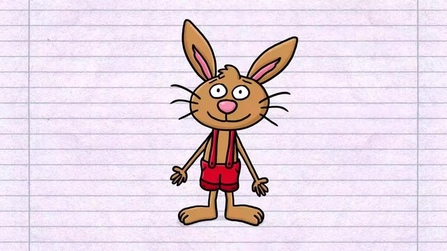 Osterhase Cartoon Animation