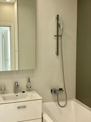 interior of modern bathroom