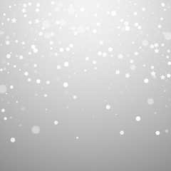 Magic stars random Christmas background. Subtle fl