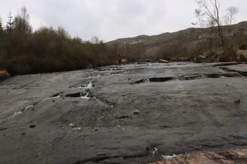 river in winter