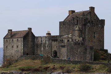 Fototapeta na wymiar old castle in scotland