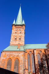 Fototapeta na wymiar St. Peter’s Cathedral in Lübeck, Germany
