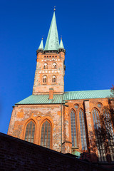 Obraz premium St. Peter’s Cathedral in Lübeck, Germany