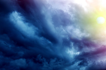 Obraz premium Cloudscape with a Sunlight