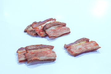 bacon bits, bacon, pig