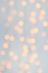 abstract golden bokeh light festive holiday background