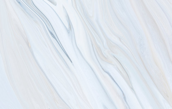 Marble rock texture blue ink pattern liquid swirl paint white dark that is Illustration background for do ceramic counter tile silver gray that is abstract waves skin wall luxurious art ideas concept. © Kamjana