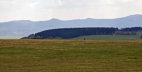 landschaft an der wasserkuppe in der rhön