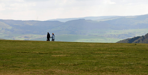 landschaft an der wasserkuppe in der rh&ouml;n
