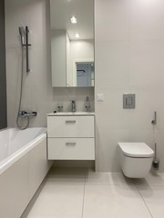 Naklejka na ściany i meble interior of modern bathroom