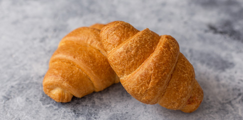 Fresh croissants.