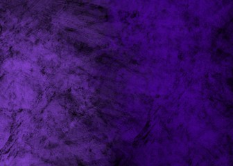 Purple and blue painting on black background