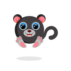 panther vector illustration. Flat design