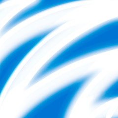 Abstract blue background with neon elements, imitation of brush strokes, abstract blue background with waves