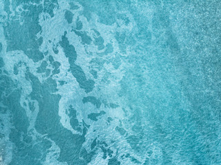 River Waves Water Drone Above View