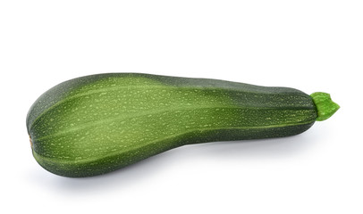 Zuccini courgette pumpkin isolated on white. High resolution photo