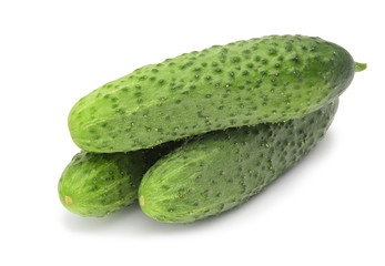Cucumber isolated on white background