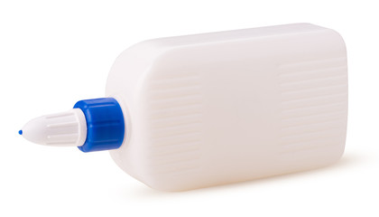 Plastic bottle glue container