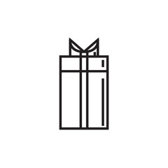 Gift icon vector isolated on background. Trendy birthday symbol. Pixel perfect. illustration EPS 10. - Vector..