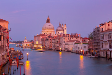 Venice. Grand Canal at sunset.