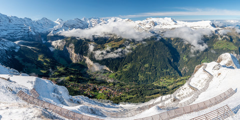 Lauterbrunnen Valley from Männlichen, Switzerland