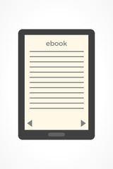 portrait view of ebook in smartphone tablet