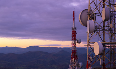 antenna on the roof