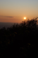 Sonnenuntergang über Weserland