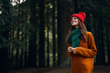 portrait of young woman in the park