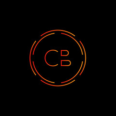 Initial CB Letter Logo With Creative Modern Business Typography Vector Template. Creative Abstract Letter CB Logo Vector.