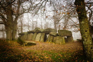 La Roche-aux-Fees (the fairies’ rock) in Brittany, France, is regarded as Europe’s best...