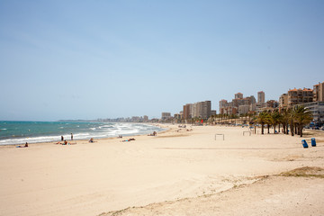 Fototapeta na wymiar beach spain Playa de San Juan
