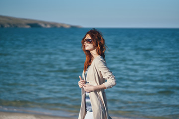 woman in a swimsuit beach vacation