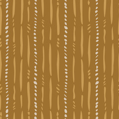 Withered stem stripes seamless vector pattern.