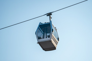 View at Aerial cable car in Tbilisi