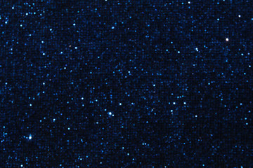 glitter classic blue lights background. de-focused. color of the year 2020