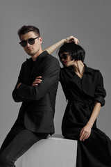 man and woman in conflict