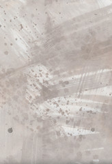 Abstract background, hand-painted texture, watercolor, splashes, drops of paint, paint strokes. The texture of stone, marble. Light monochrome color. Design for backgrounds, wallpapers, covers and pac
