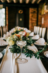 Beautiful wedding ceremony decoration