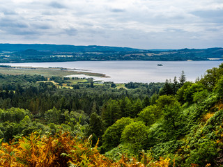 Fototapeta na wymiar Loch Lomond from Conic Hill, Balmaha, Scotland.