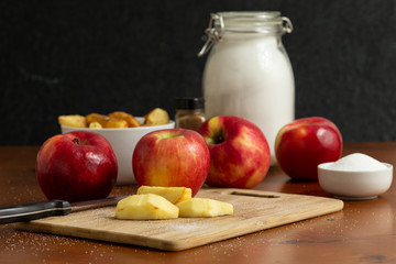 Prepping Apples for deserts
