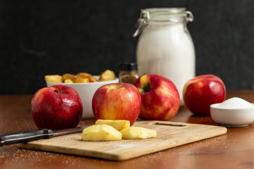 Prepping Apples for deserts