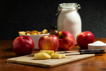 Prepping Apples for deserts