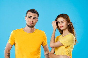 Fototapeta premium happy young couple