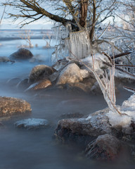 river in winter
