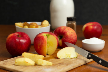 Prepping Apples for deserts