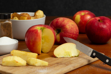 Prepping Apples for deserts
