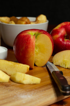 Prepping Apples for deserts
