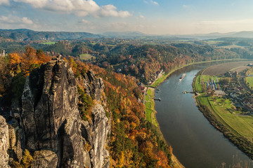 Sächsische Schweiz / Elbe und Große Steinschleuder