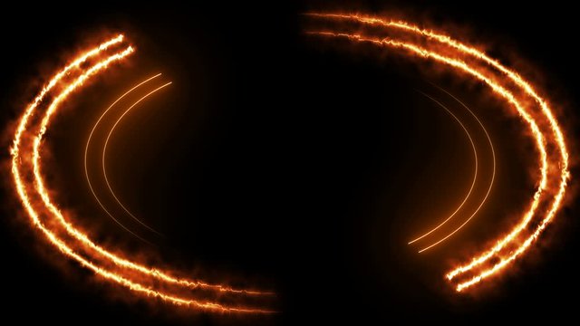 Abstract Ellipse Frame Background, neon Ellipse, Fire Ellipse, Looped NEON Ellipse Lines, club concert dance disco dj matrix beam dmx fashion